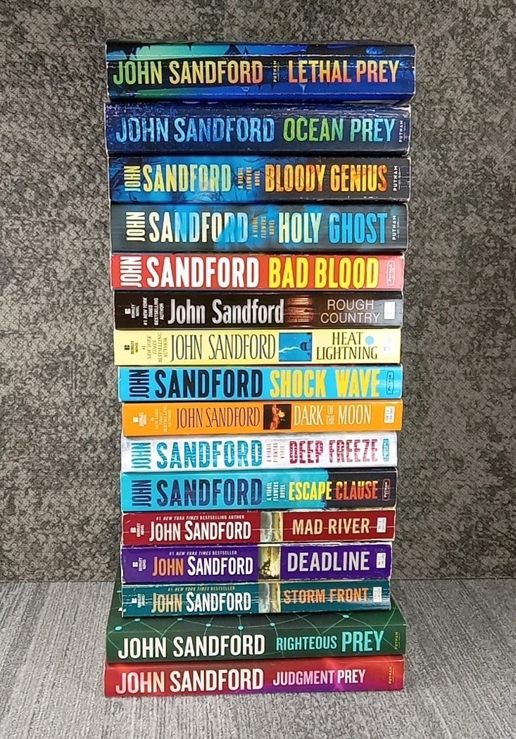 John Sandford Virgil Flowers Series Complete 16 Paperback Book Lot 1-16 Lethal