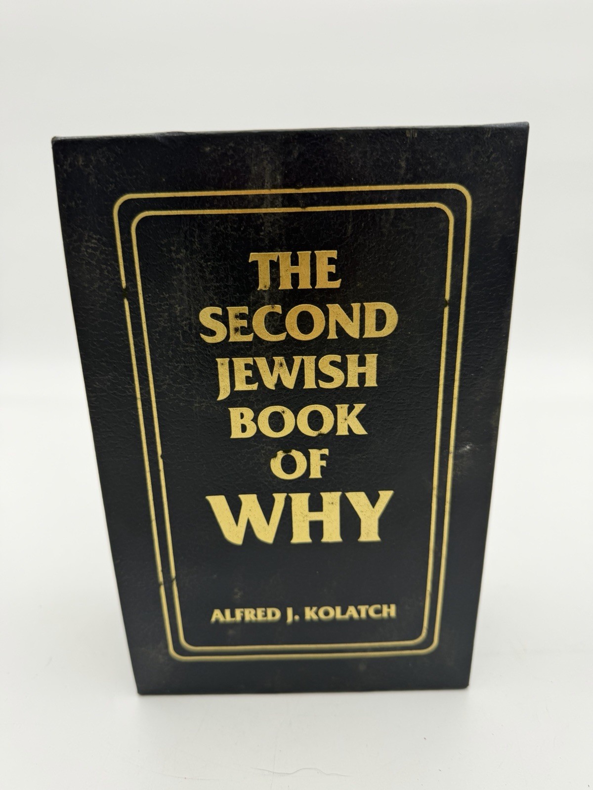 The Jewish Book of Why Alfred J Kolatch Slip Case 2 Volume Set Leather Slipcase