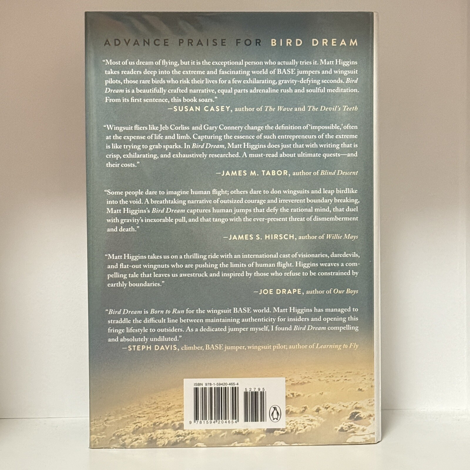 Bird Dream: Adventures at the Extremes of Human Flight By Matt Higgins Hardcover