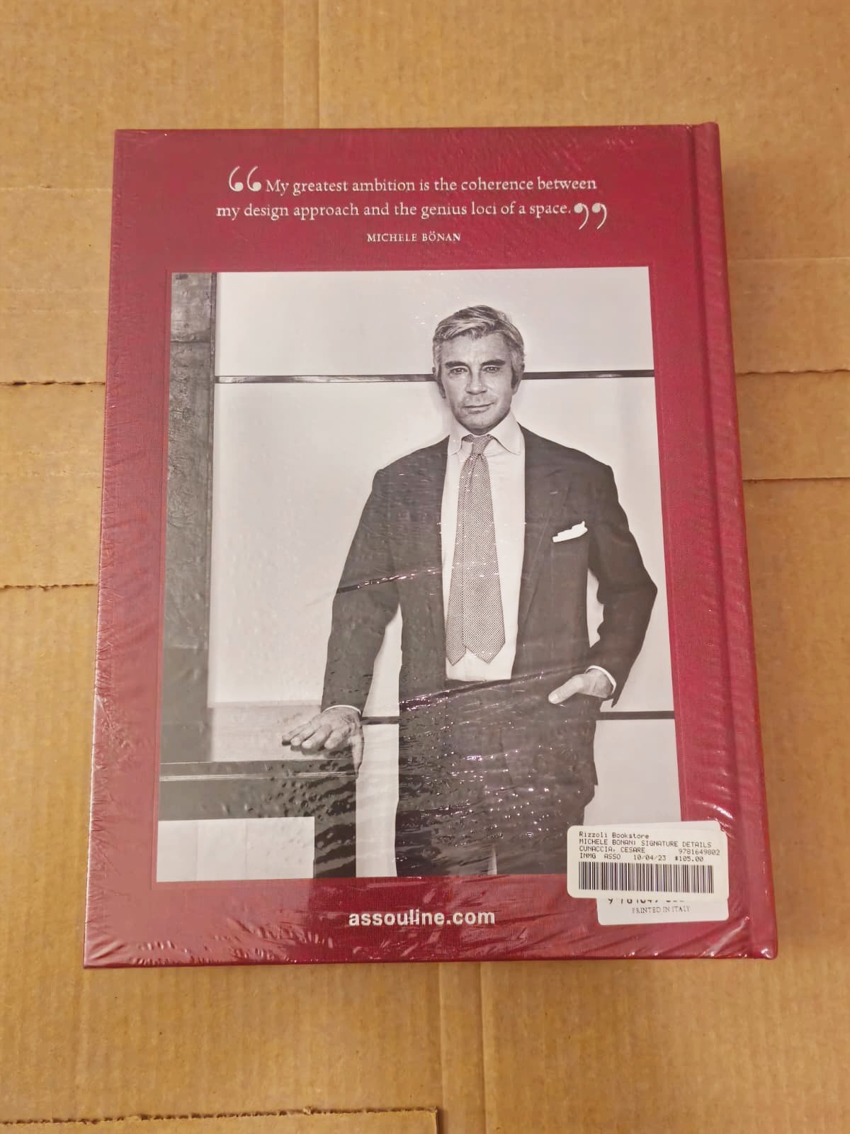 Michele Bönan Signature Details Assouline Hardcover Sealed Interior Design Book