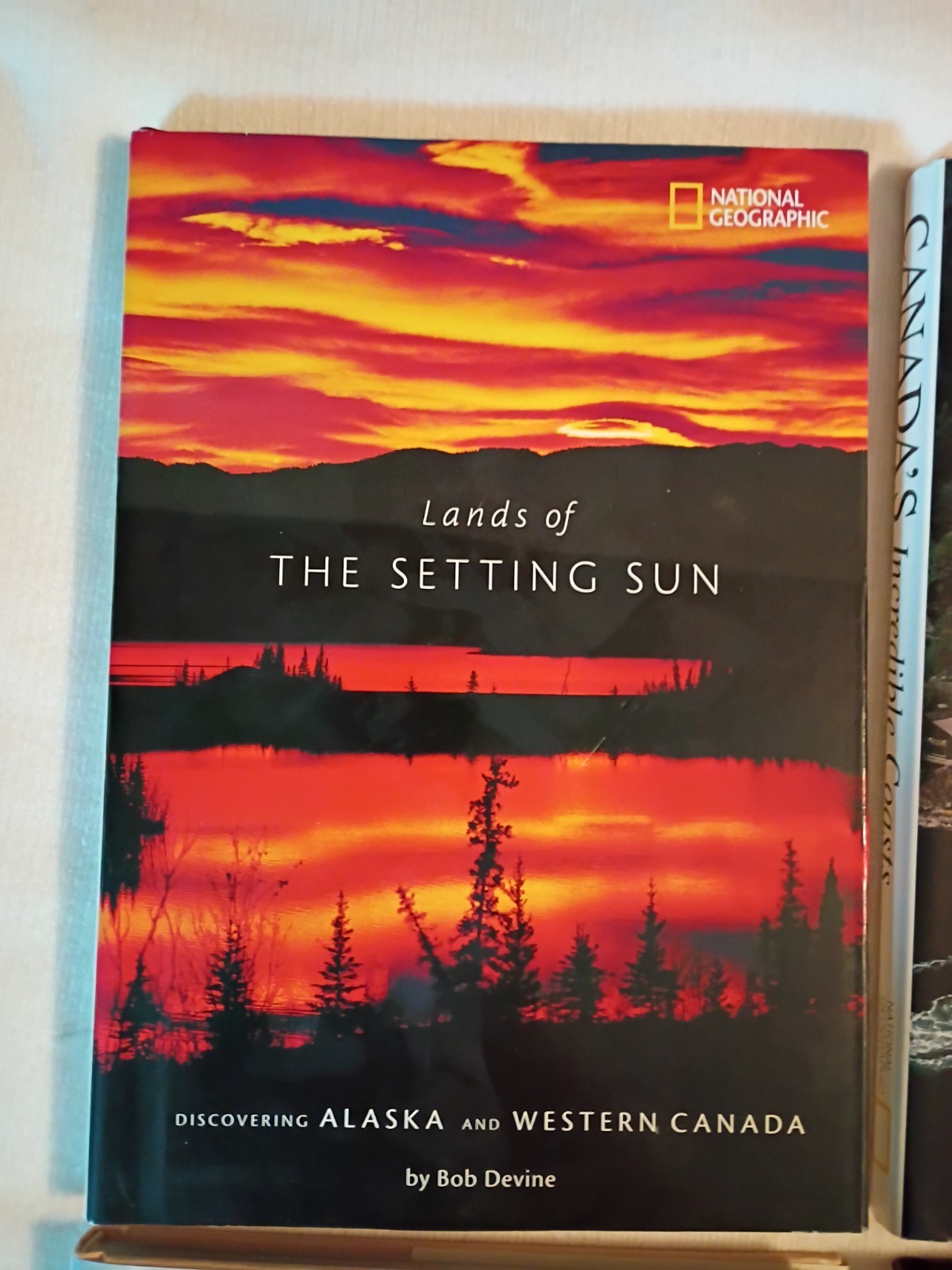 Lot of 4 National Geographic Society Books- Canada Alaska Nature HC W DJ
