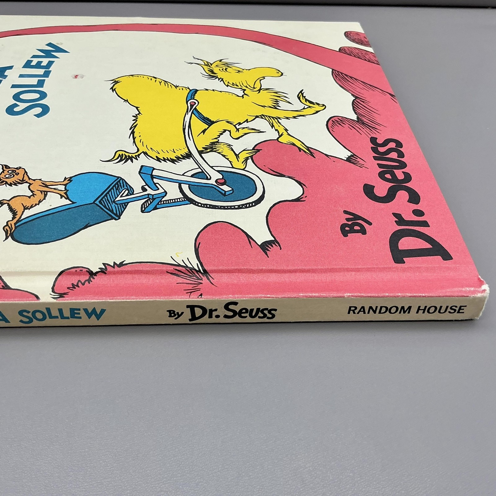 Vintage I Had Trouble In Getting To Solla Sollew Dr Seuss Random House HC Cream