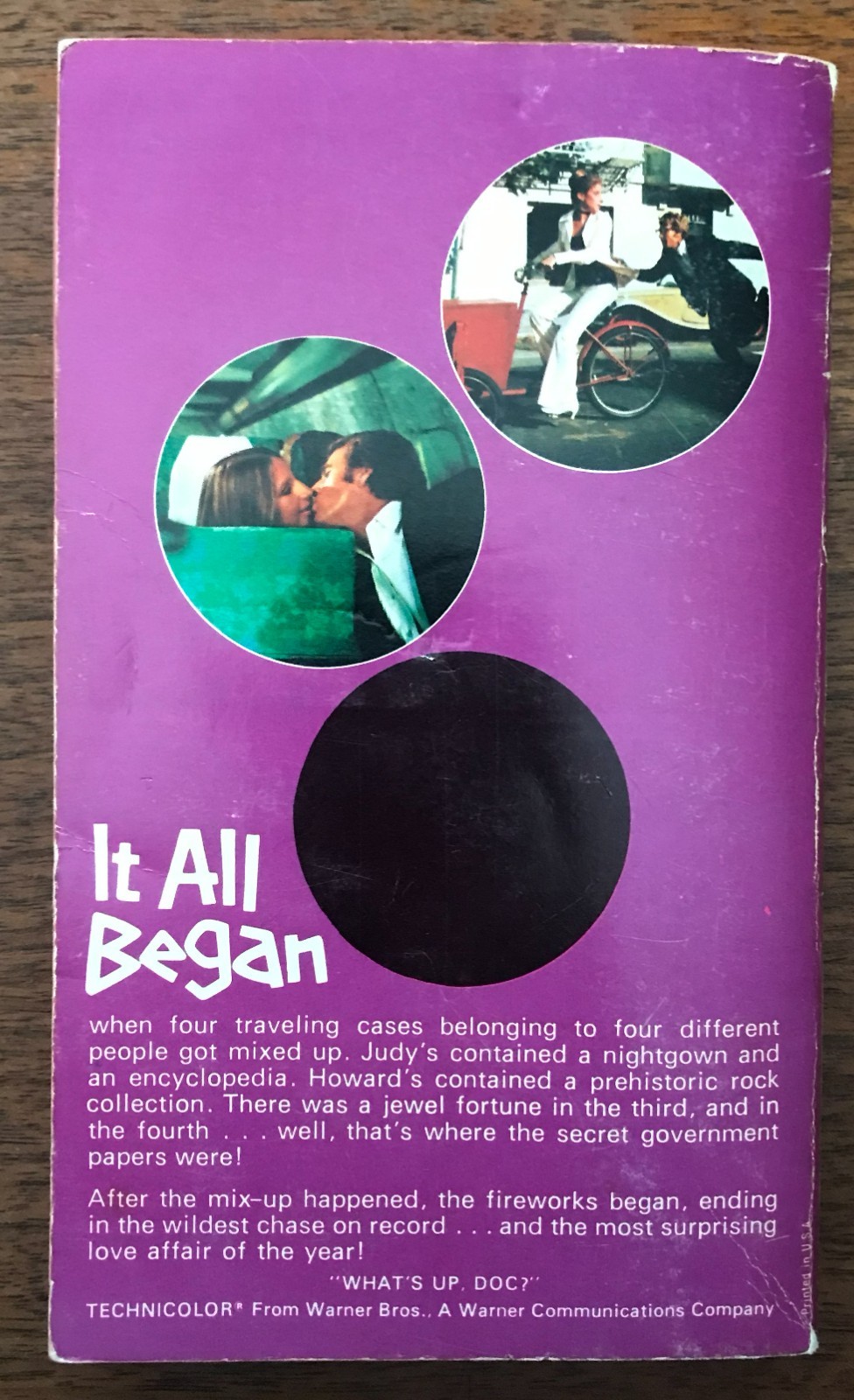 Carole Smith – „What’s Up, Doc?“ Paperback Book – 1972