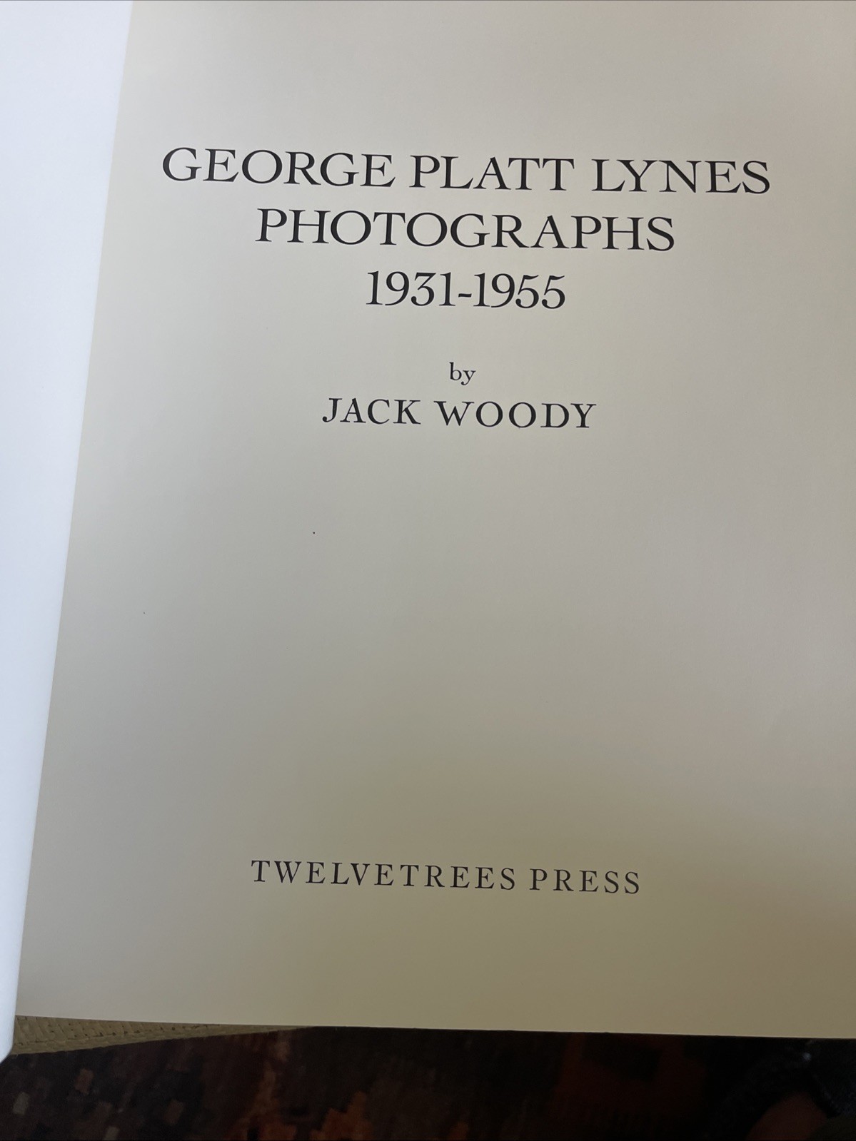 GEORGE PLATT LYNES PHOTOGRAPHS 1931 – 1955 – RARE OUT OF PRINT LIMITED 2ND ED PB