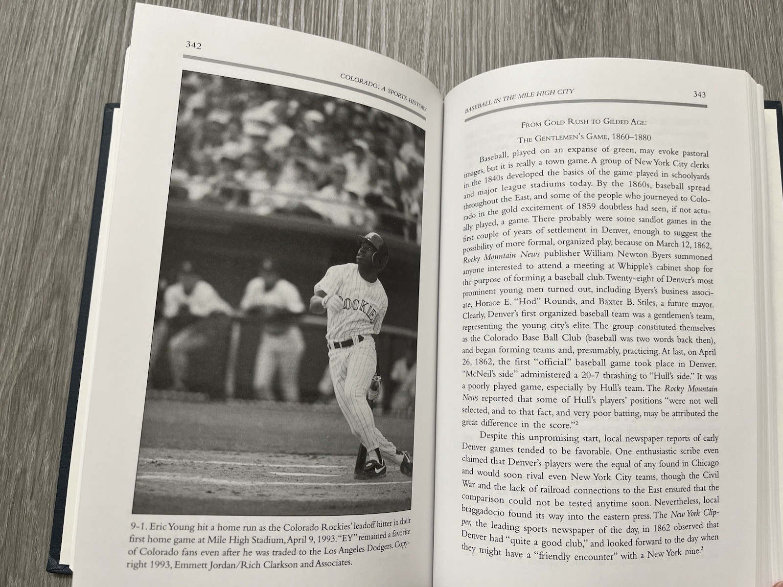 Colorado A Sports History James Whiteside 1999 HC DJ University Press of CO VG