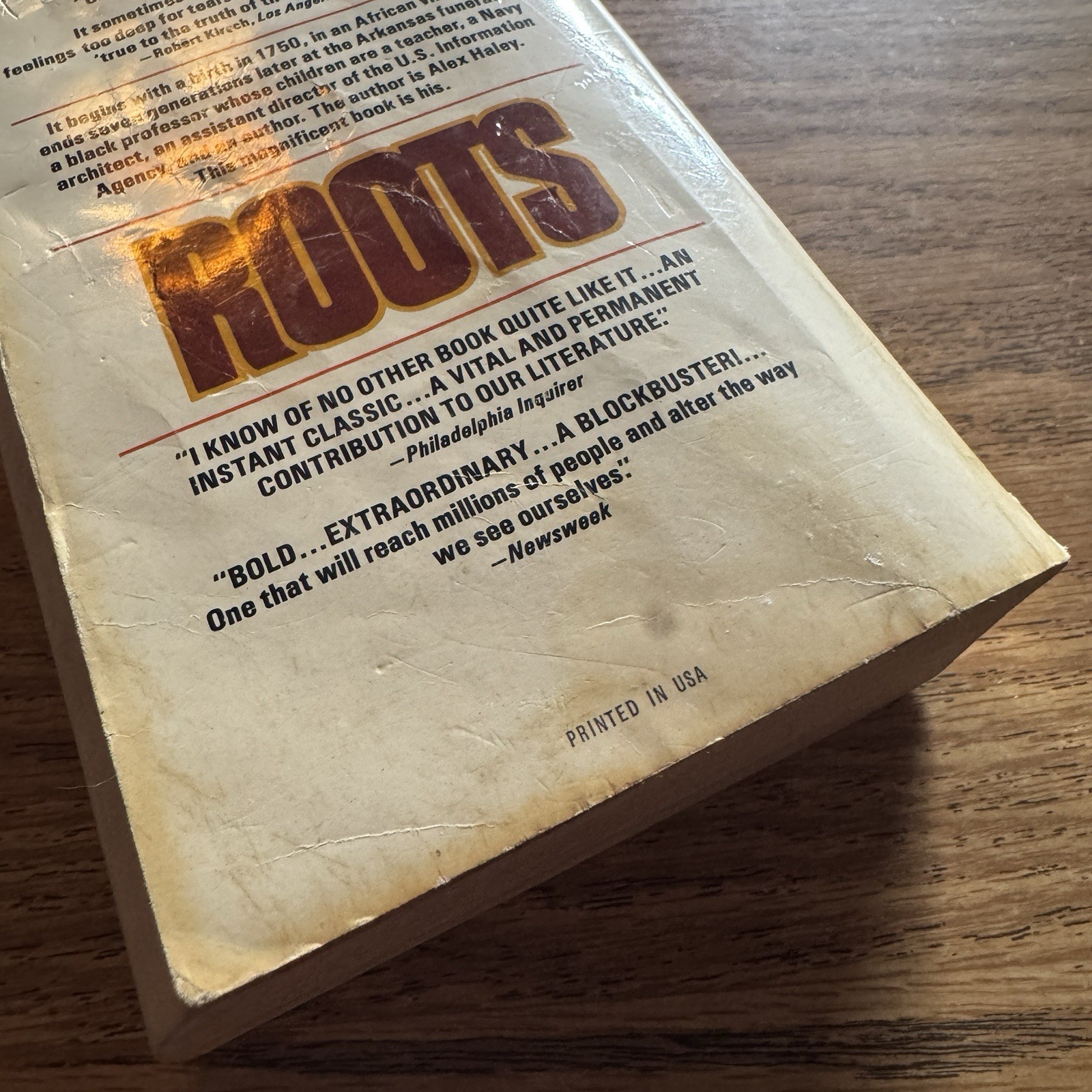 ROOTS By Alex Haley (1977, Paperback) 1st DELL Printing (Dell 17464)
