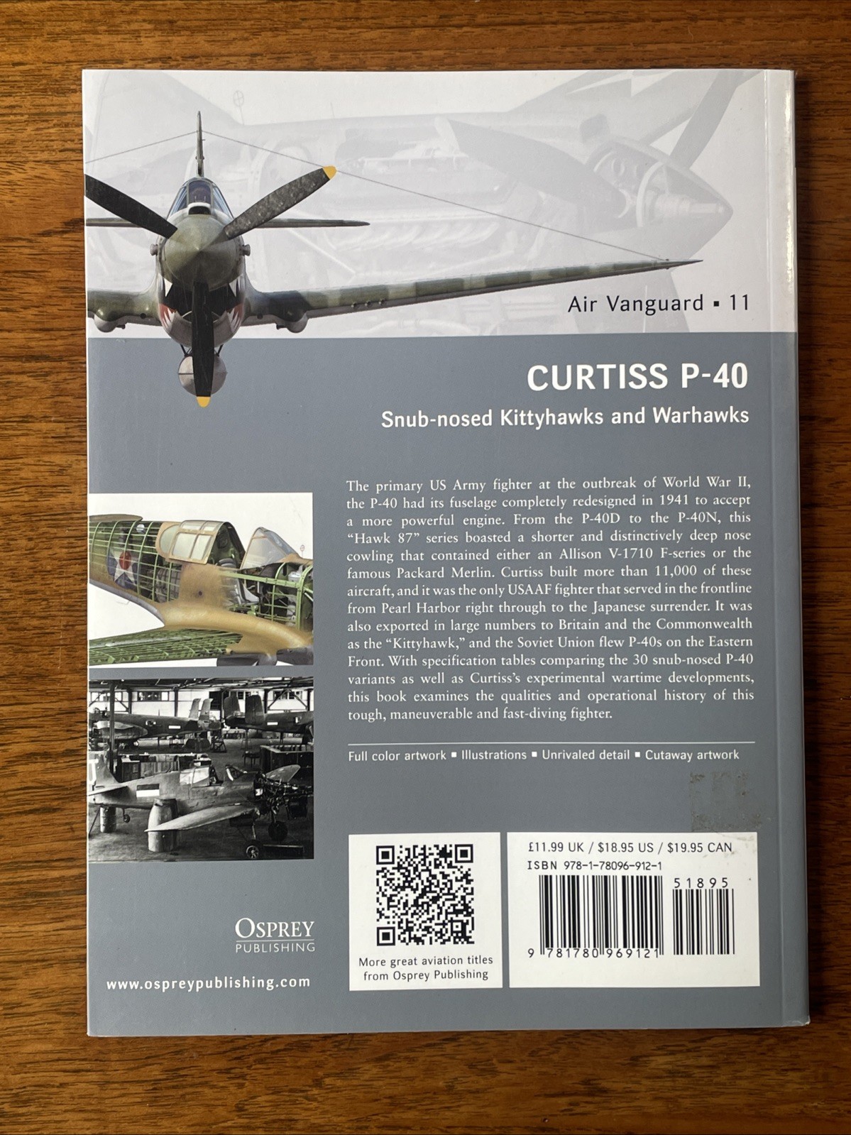 Curtiss P-40 Snub-nosed Kitty & Warhawks – Osprey Air Vanguard #11, 64 Pages