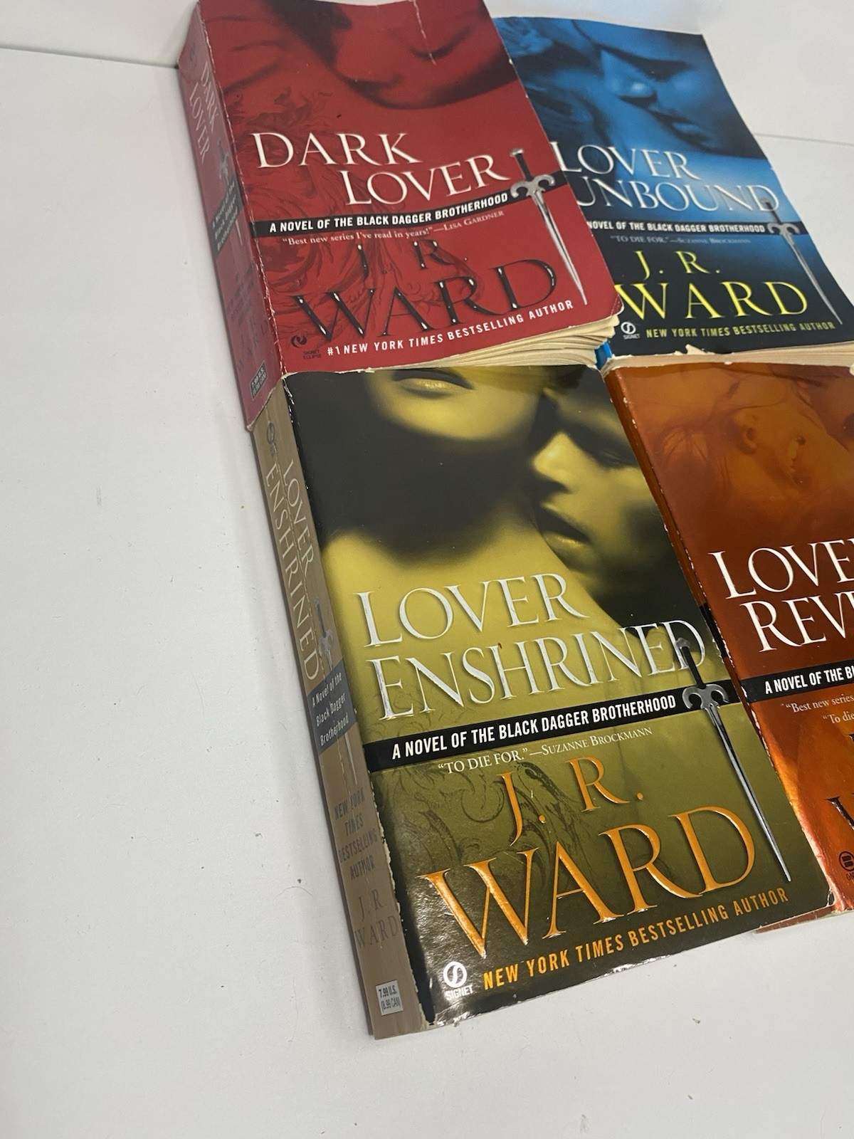 J.R. Ward Black Dagger Brotherhood Lot of 4 Paperback Books Vampire Romance