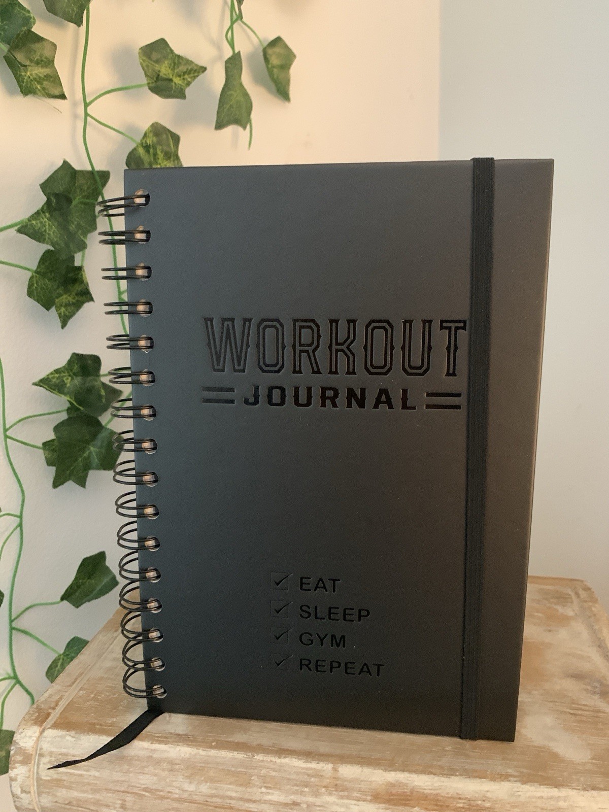 Hardcover Fitness Journal Workout Planner for Men & Women | 5.7″ x 8.3″ | NEW