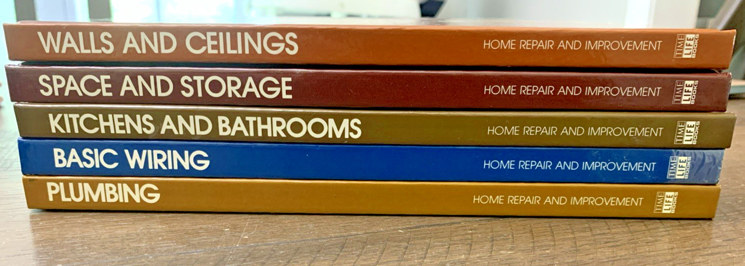 Time Life Home Repair Improvement Book Lot 5 Vintage DIY House Remodeling HC