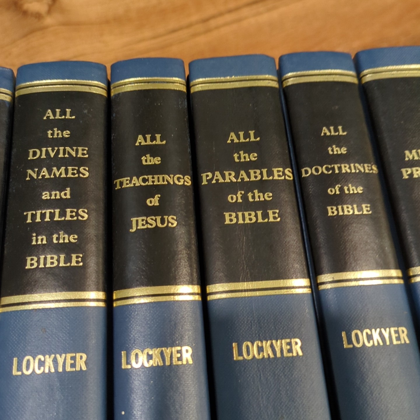 Herbert Lockyer All Series Set Of 7 Books Christian Theology Bible Study Lot