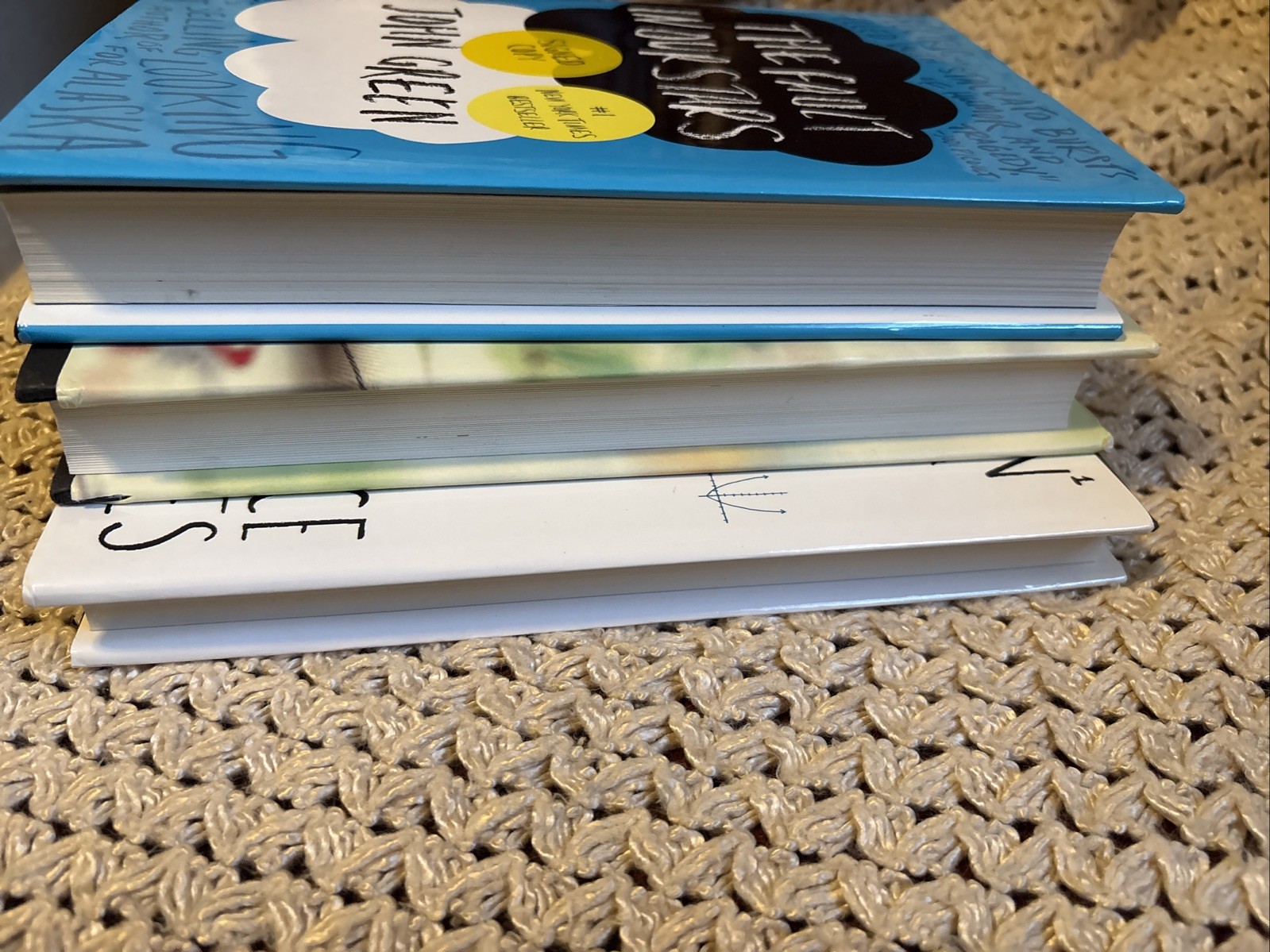 John Green Book Lot (3) Hardcover – 1 Autographed- VGC