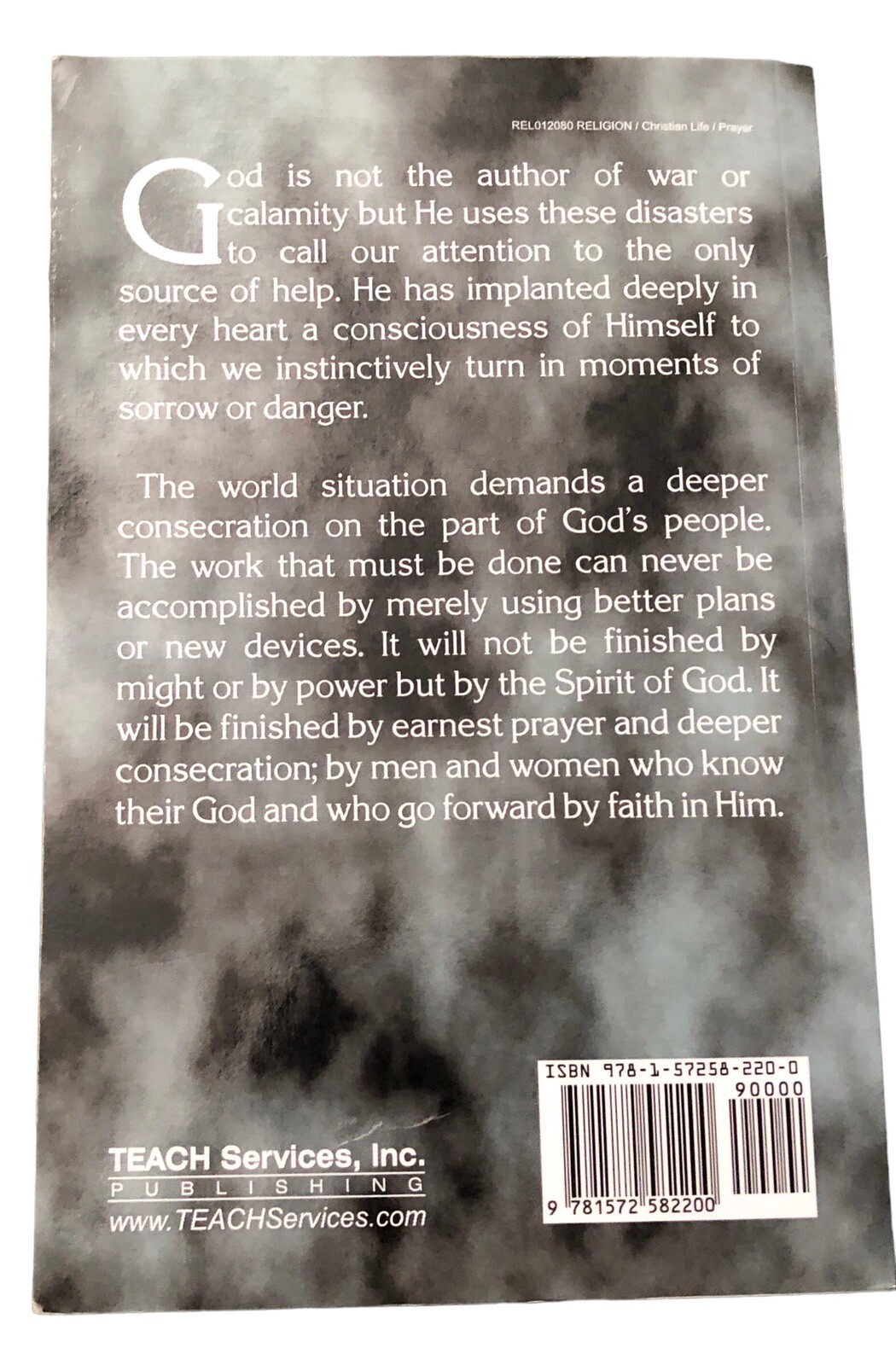 Prayer by M L Andreasen 2006 TEACH Services, Inc. SDA PB