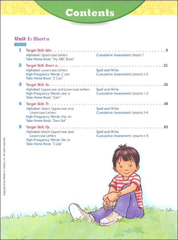 Sadlier From Phonics to Reading Grade Level K Kindergarten Student Edition