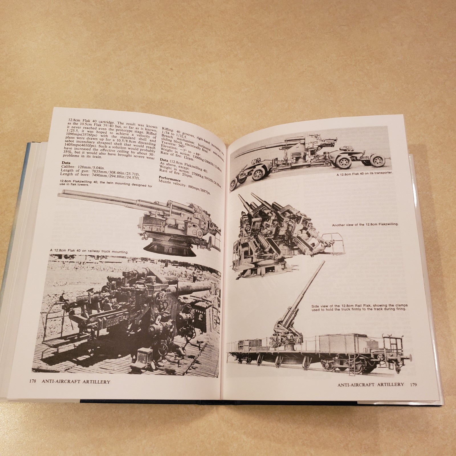 German Artillery of World War Two by Ian V Hogg hardcover illustrated