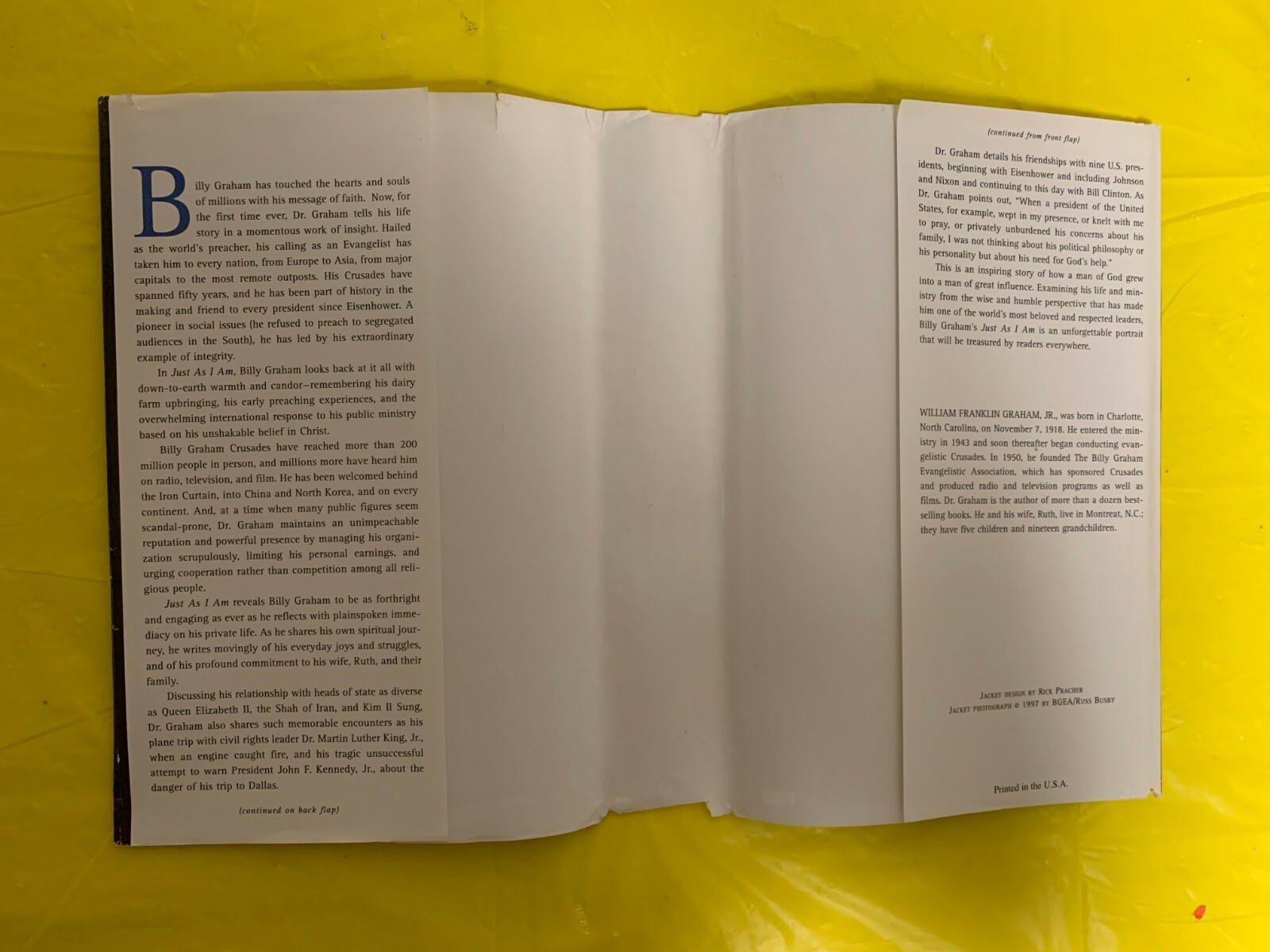 Billy Graham, God’s Ambassador and Autobiography – Just as I am