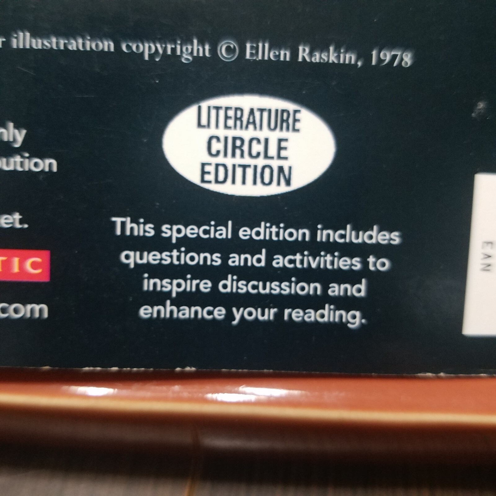 The Westing Game By Ellen Raskin -Paperback USED VERY GOOD SCHOLASTIC