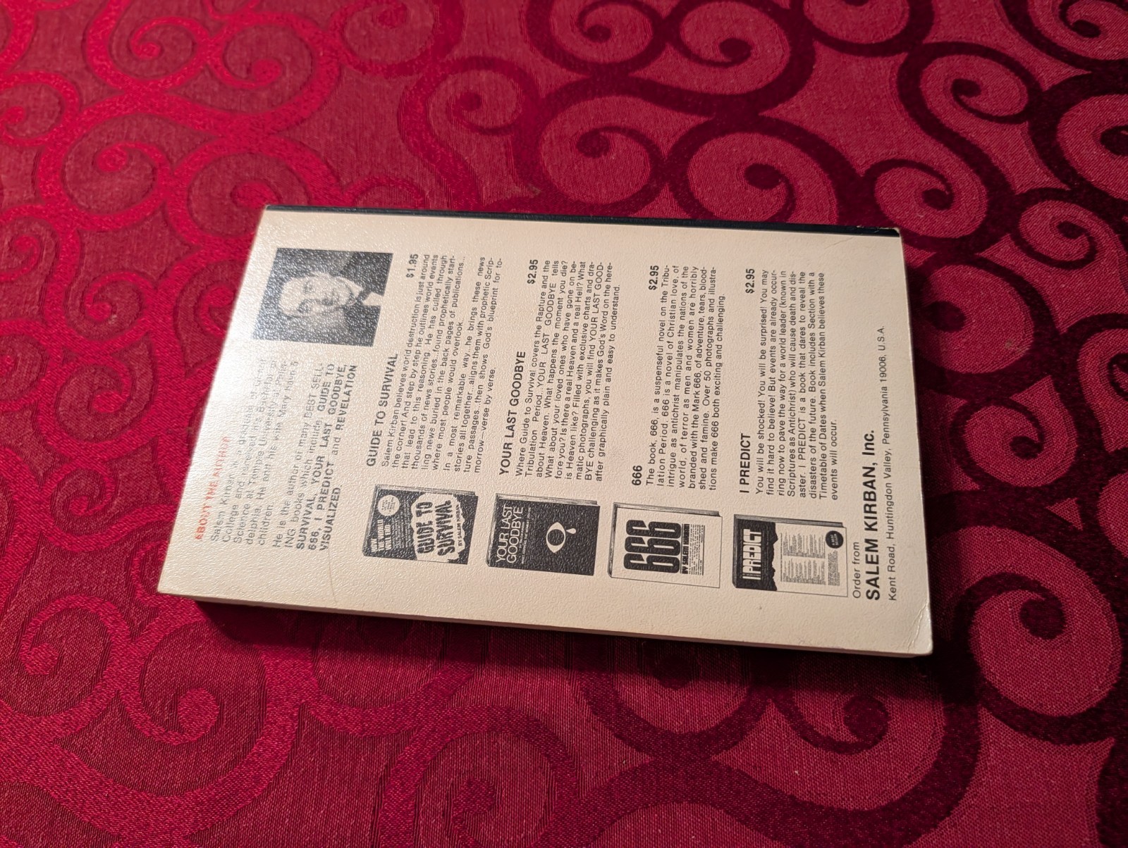 Your Last Goodbye – Salem Kirban (1969) Paperback Christian Prophecy Book