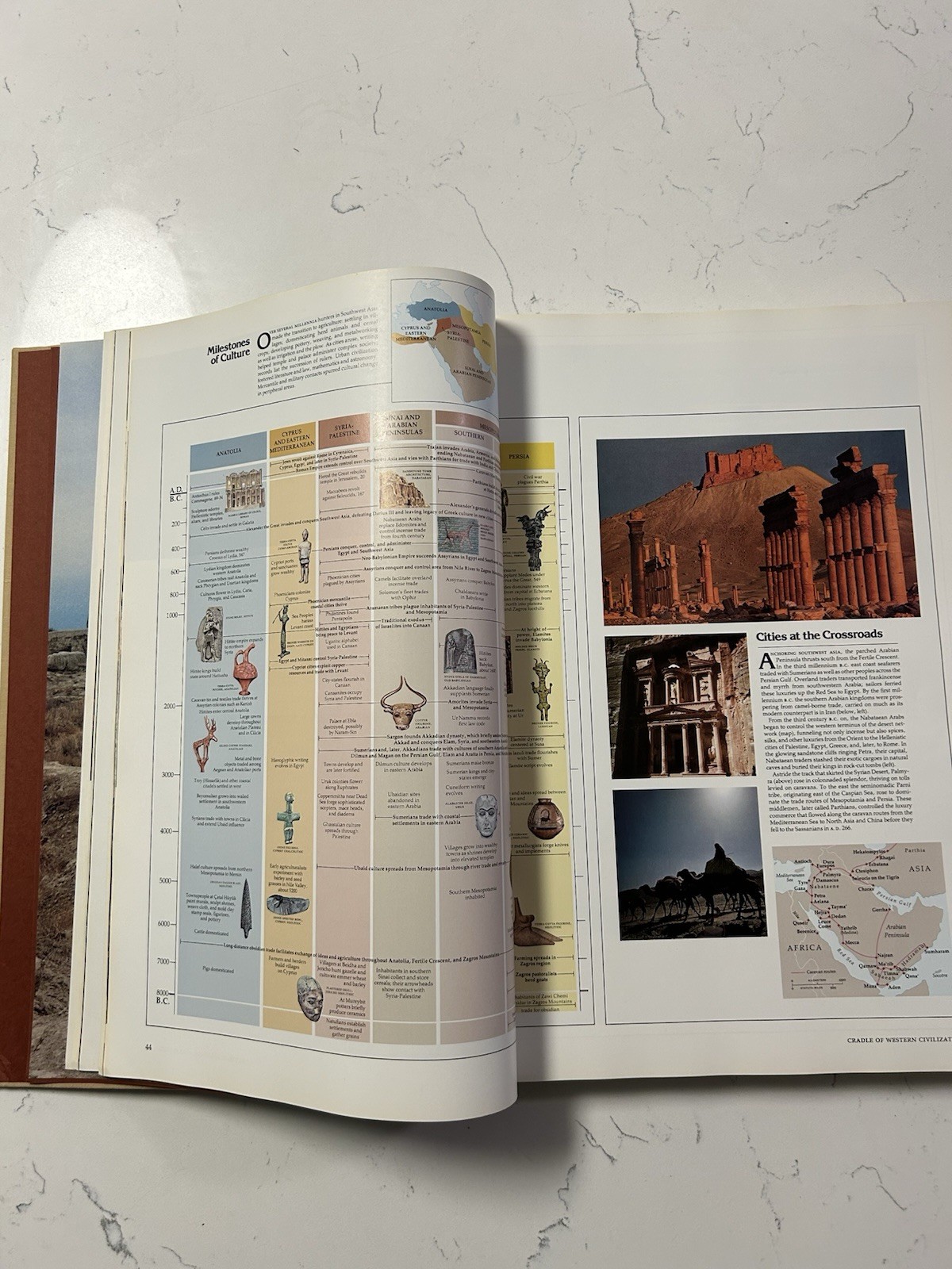 National Geographic, Peoples and places of the past, cultural atlas large format