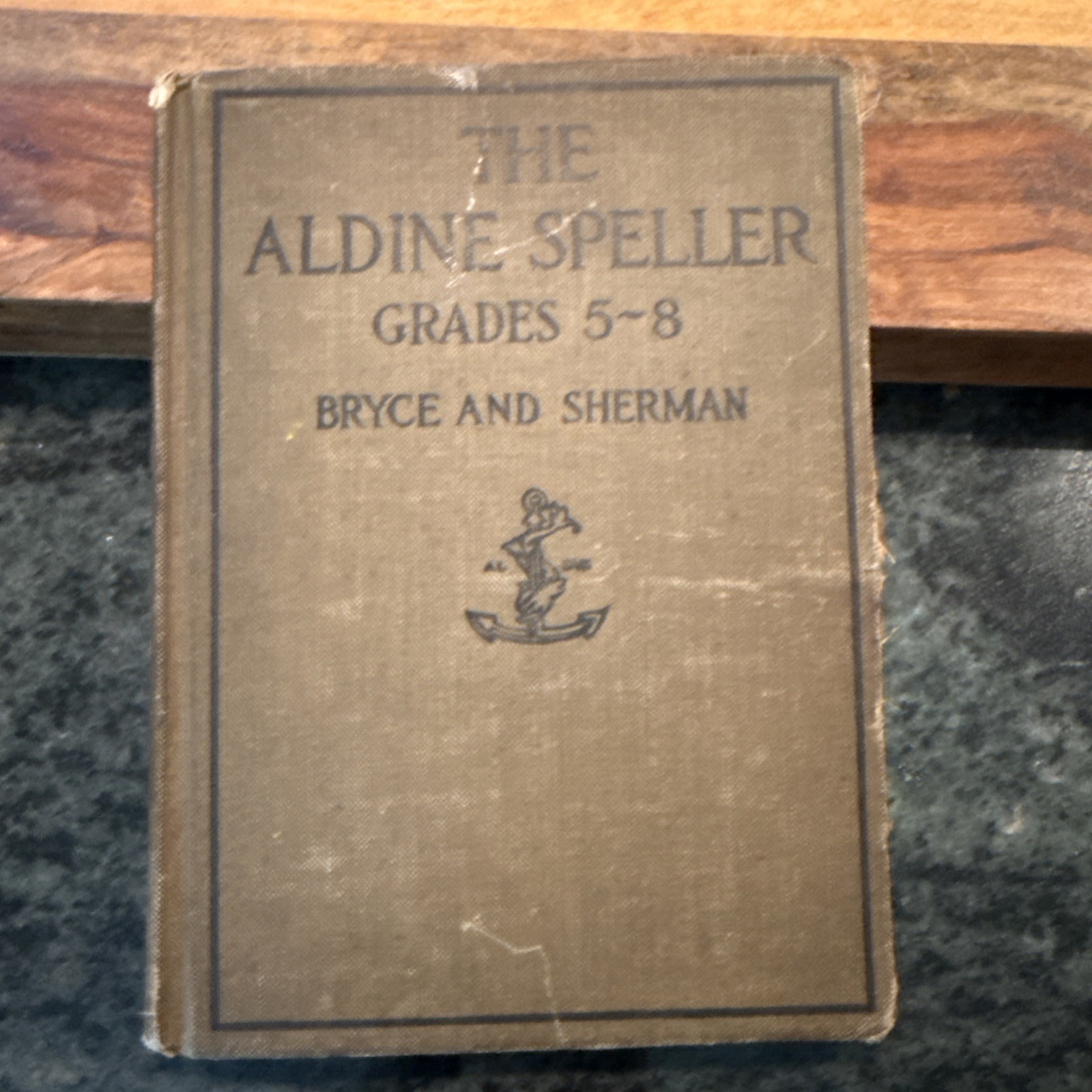 1916 The Aldine Speller Grades 5-8 Bryce & Sherman Antique School Book Iowa Vtg