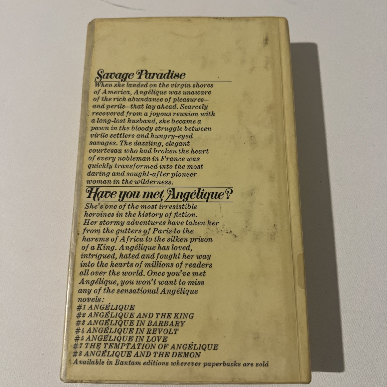 THE COUNTESS ANGELIQUE by Sergeanne Golon 1969 Bantam HC. VERY RARE