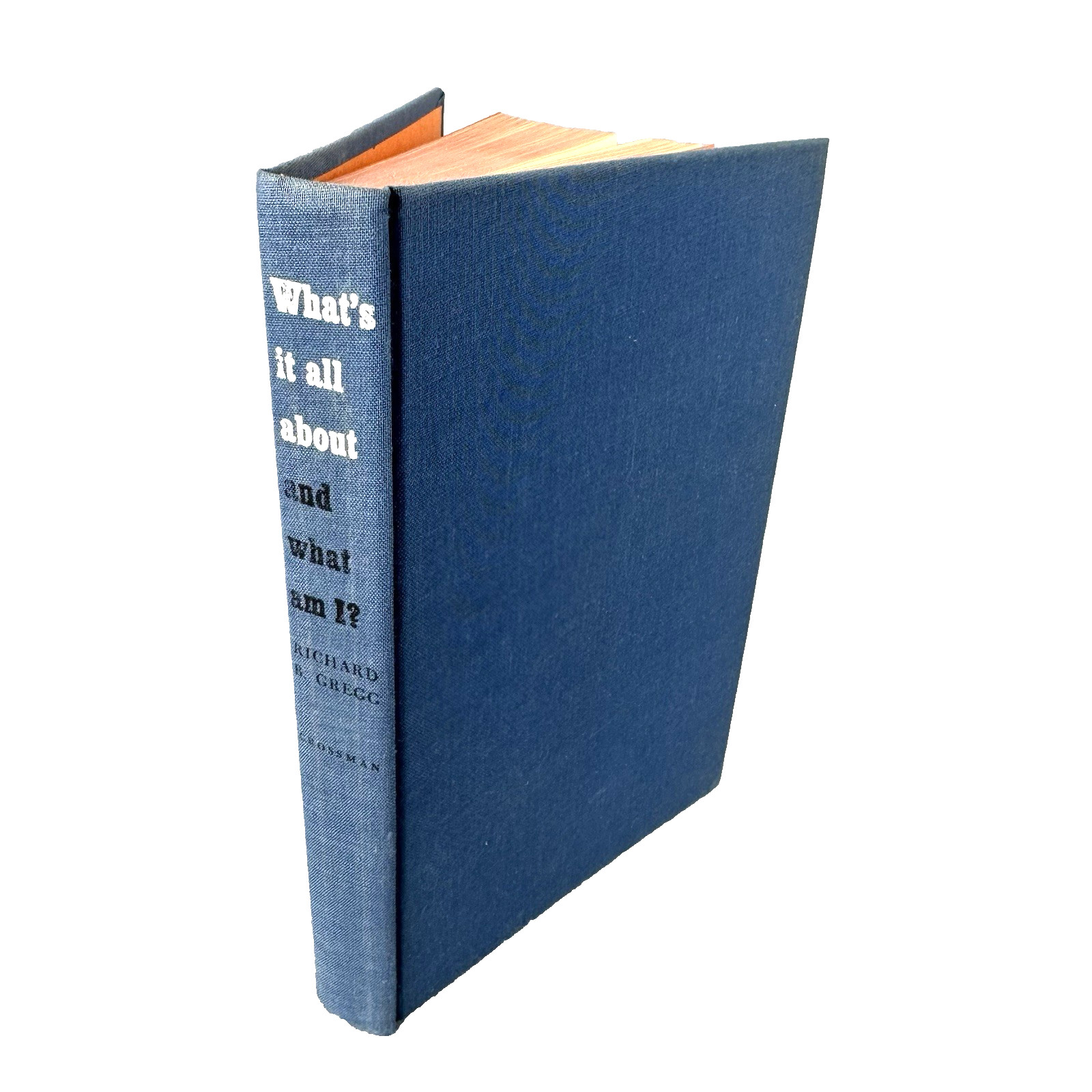 What’s It All About and What Am I? by Richard Bartlett Gregg 1st Ed 1st Print!