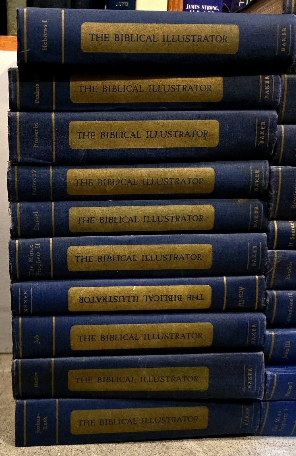 The Biblical Illustrator Commentary 1960s Cloth HC 31 Volumes J. Exell / Baker