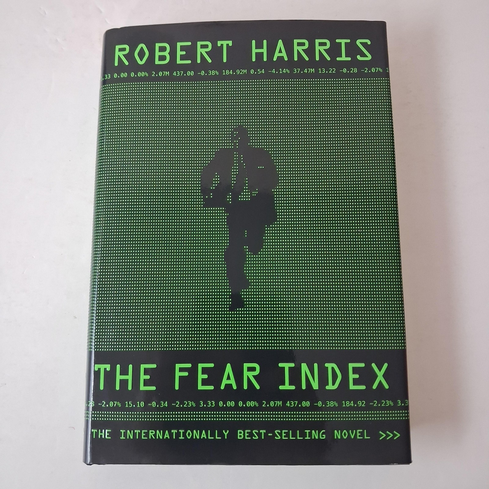 The Fear Index Robert Harris Thriller Hardcover Black Alfred A. Knopf 2012