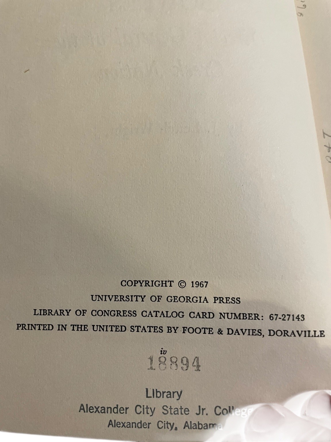 William Augustus Bowles J. Leitch Wright Jr. 1967 First Edition History UGA