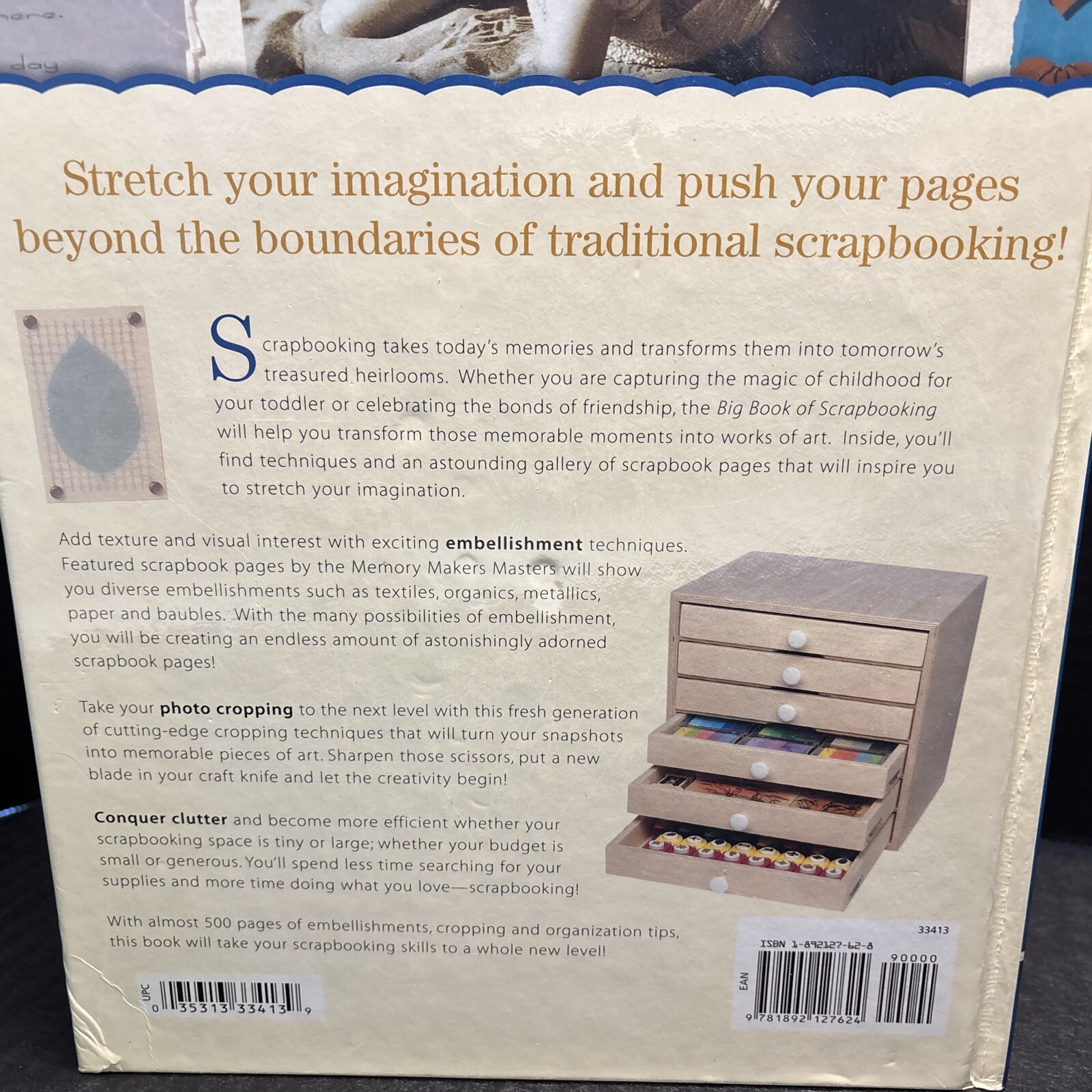 BIG BOOK OF SCRAPBOOKING-1st EDITION HARDBACK-2005- 496 PAGES