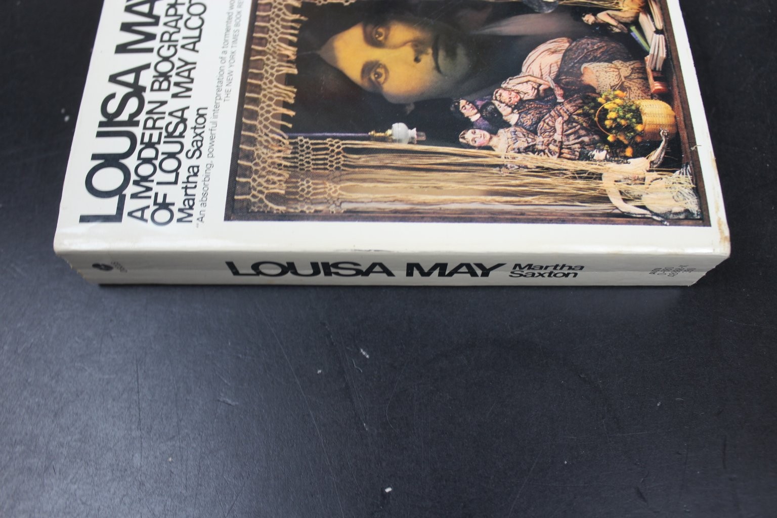 Louisa May A Modern Biography Martha Saxton 1978 2nd Printing Alcott Avon Books