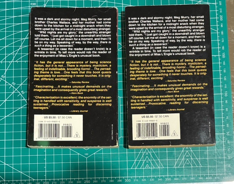 A Wrinkle in Time Madeleine L’Engle 1976 vintage PB Stranger Things
