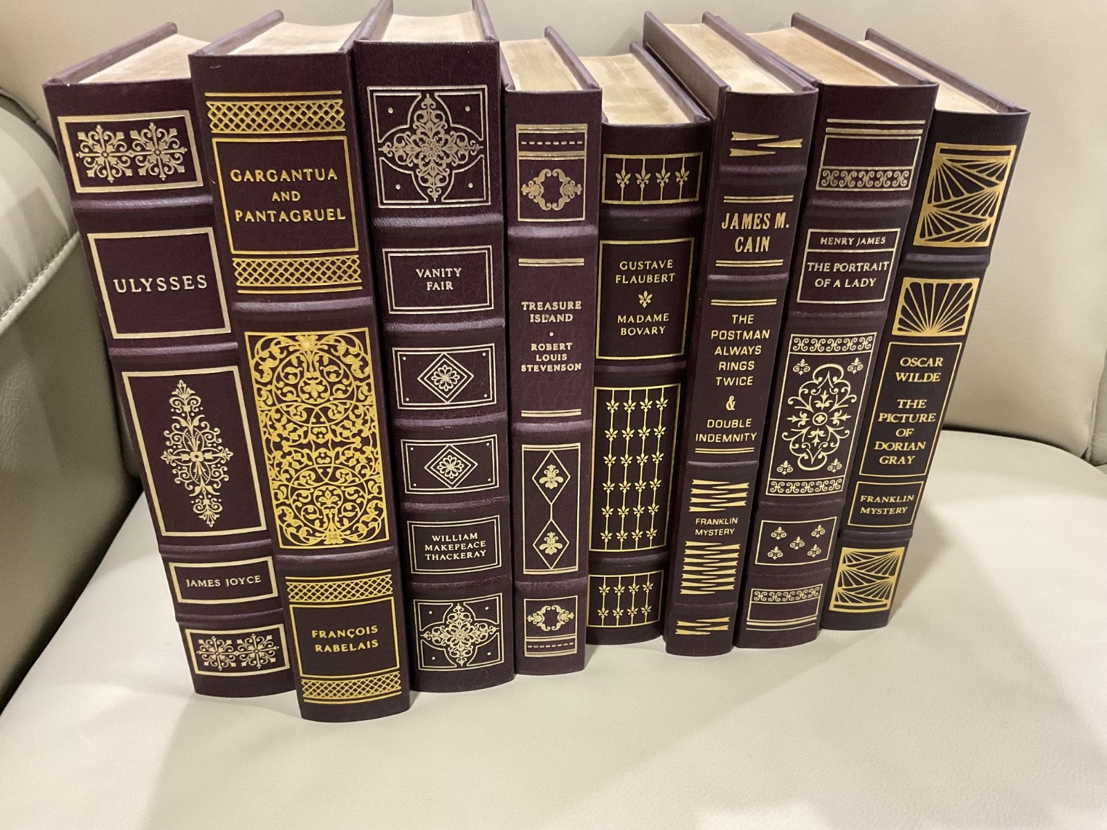 The Franklin Library Lot 8 Classic Literature Books ~ Beautiful ~