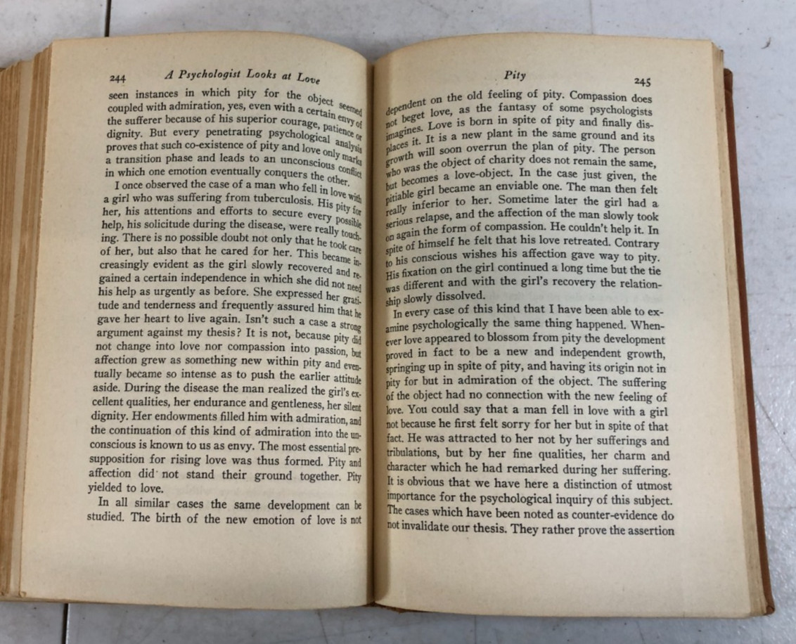A Psychologist looks at Love, Reik, 1944, E-119
