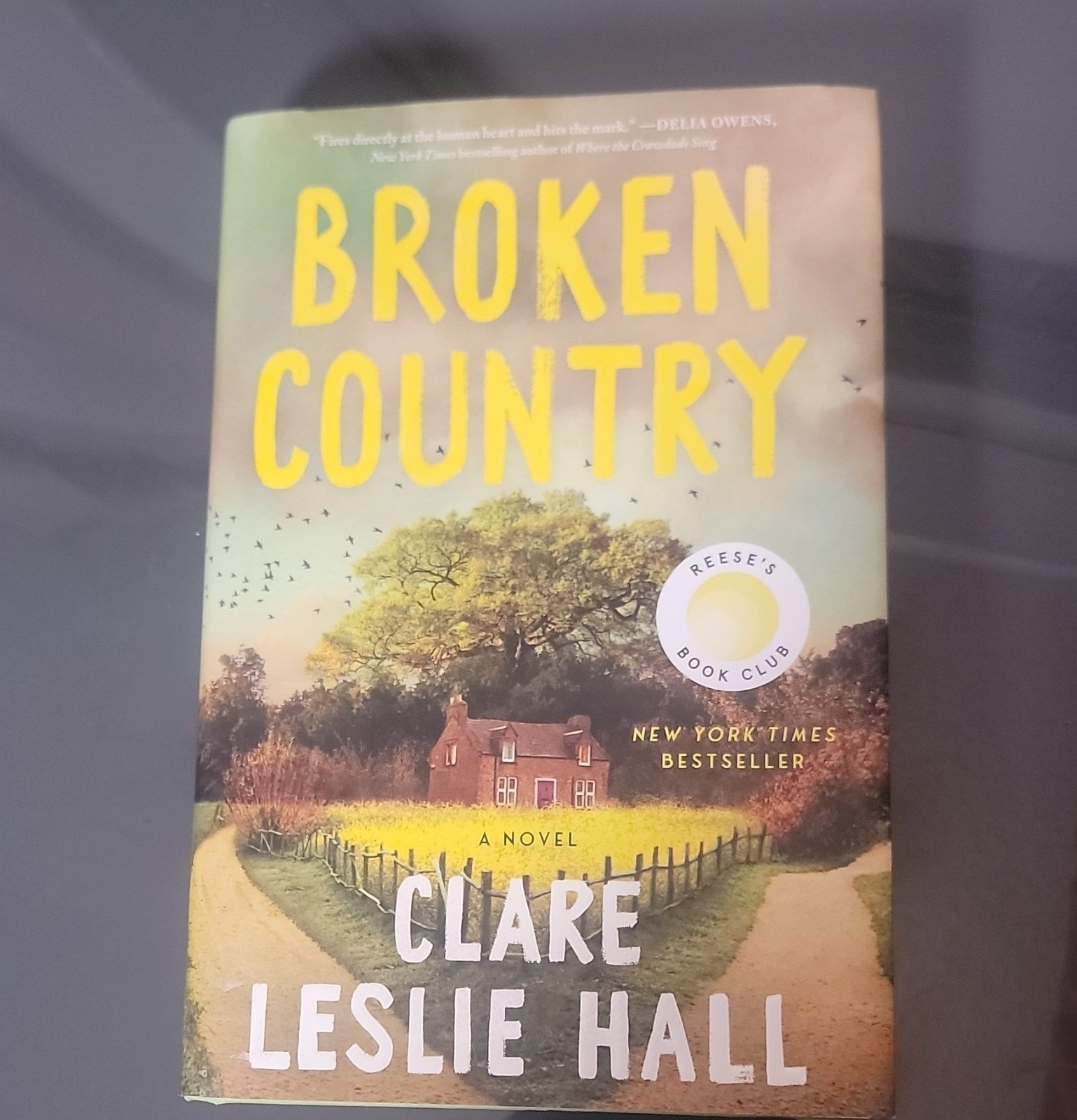 Broken Country Hardcover by Clare Leslie Hall Reese’s Book Club Dust Jacket