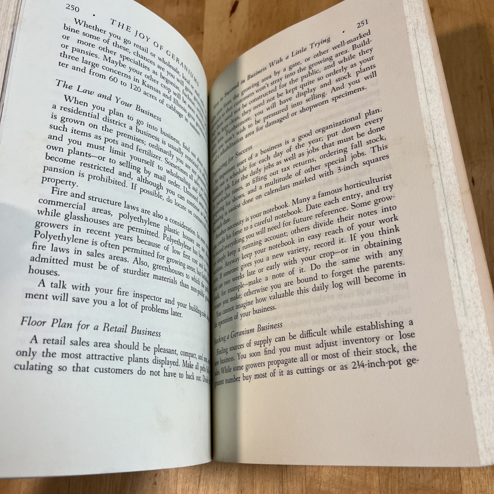The Joy Of Geraniums FIRST PRINTING Helen Van Pelt Wilson, Gardening, Quill PB