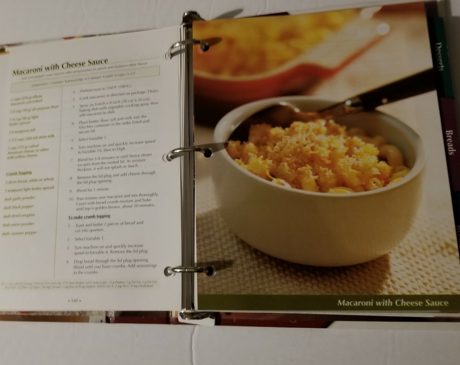 VITA MIX RECIPE BOOK WITH CD.