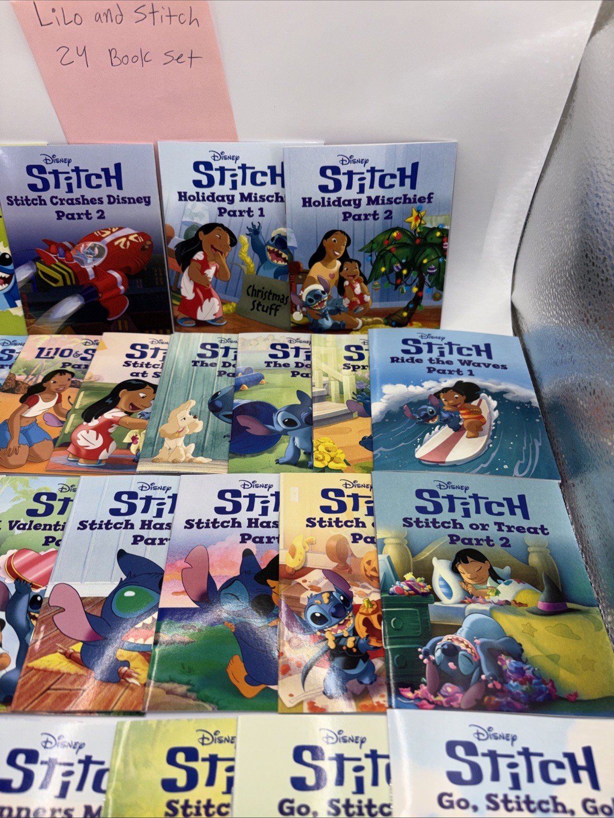 Lot of 24 Lilo & Stitch Autumn Publishing Disney Paperback Mini Books