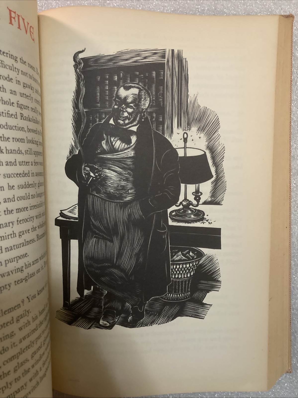 Old Vintage 1938 Fyodor Dostoevsky’s Crime and Punishment Heritage Press HC