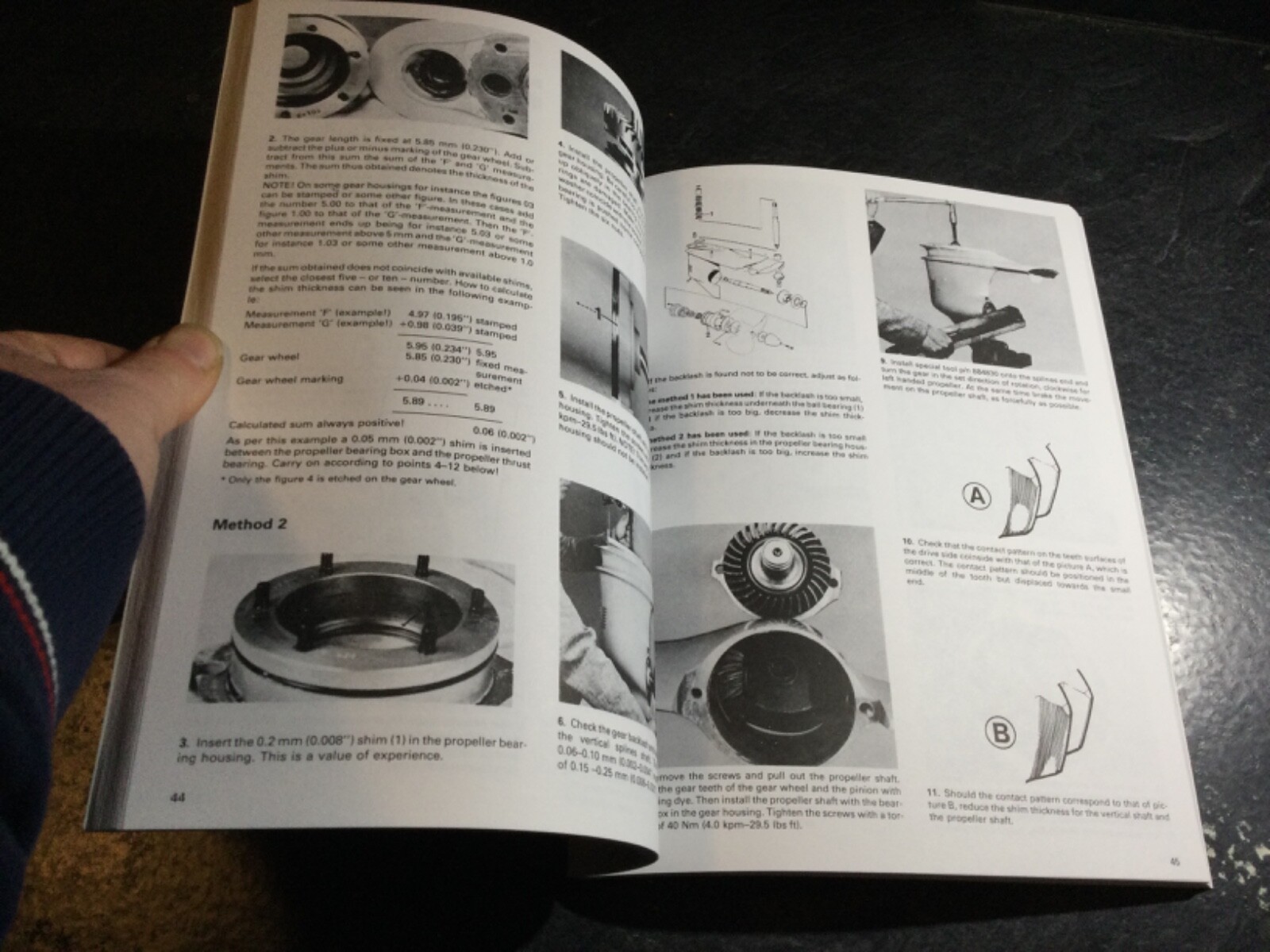 1994-95 Volvo Penta HU 3.0L, 4.3L 5.0L 5.7L 5.8L 7.4L 8.2L Shop Manual 4,6,8 cyl