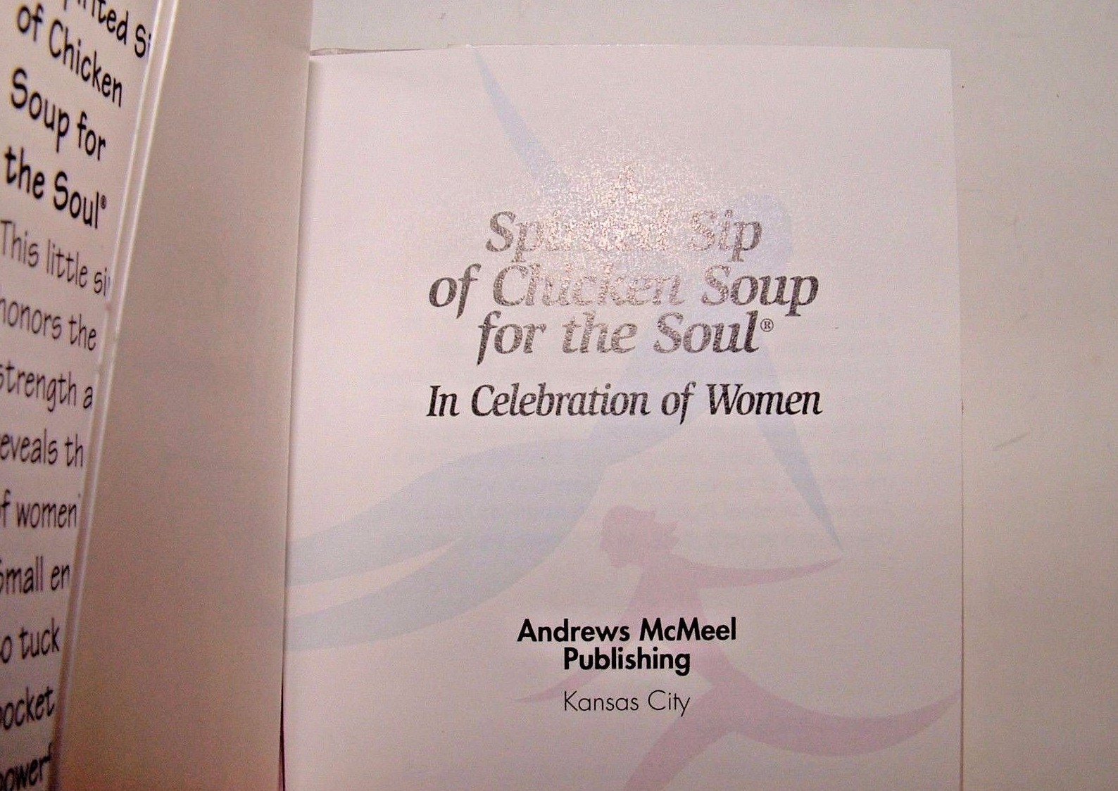 Spirited Sip of Chicken Soup…Celebration of Women, Mini Book, 1998, pre-owned