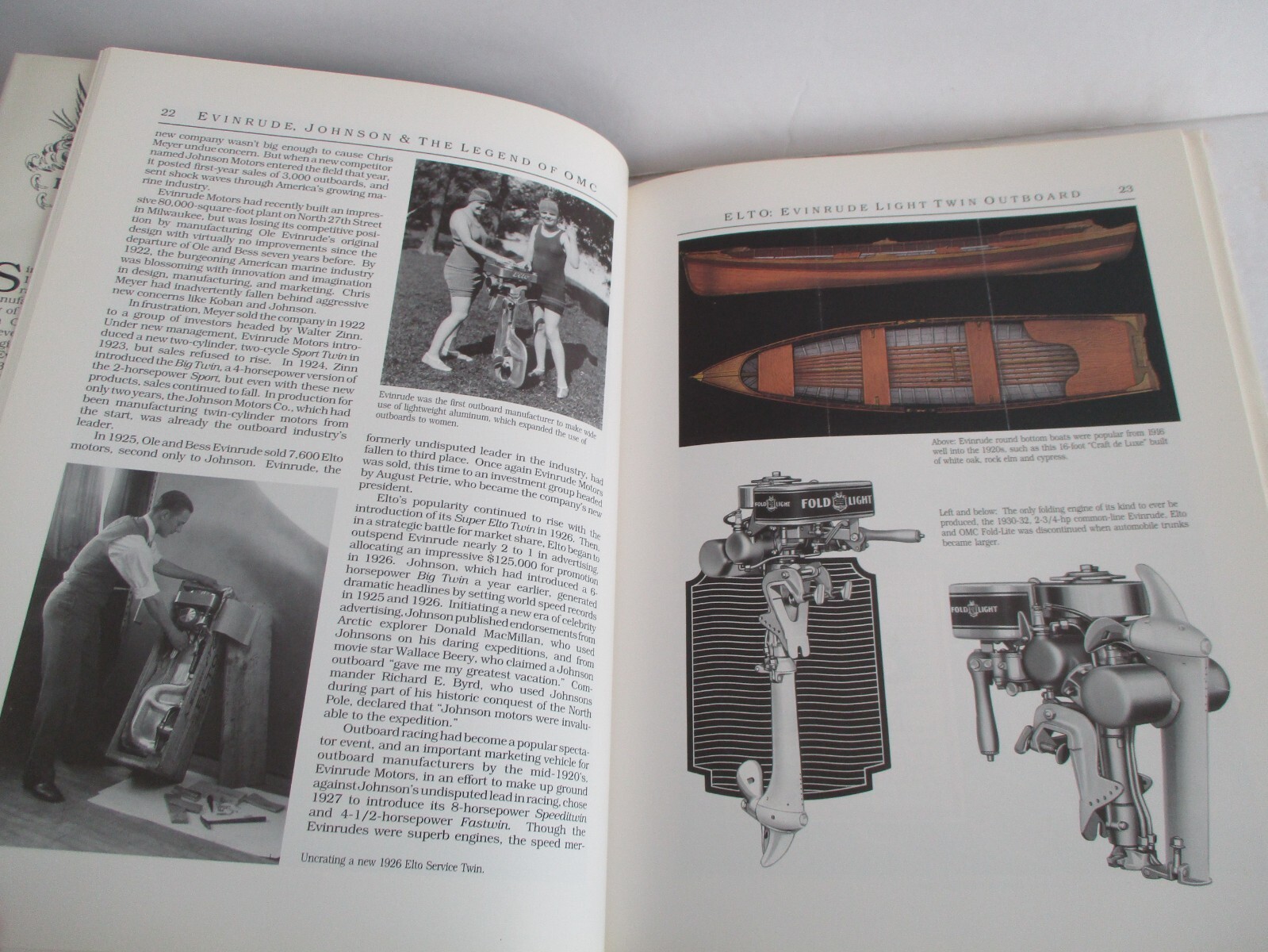 EVINRUDE JOHNSON and the Legend of OMC by Jefferey L Rodengen , Illus. in DJ