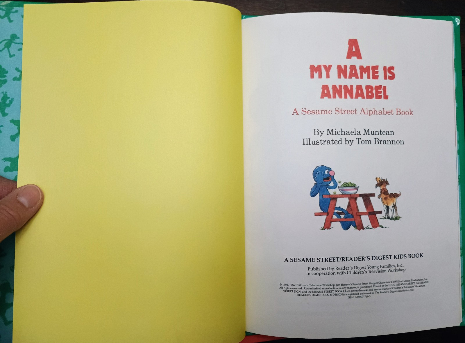 *1992-93* Lot of 7 Sesame Street Book Club Books – Shiny Hardcover – Very Good