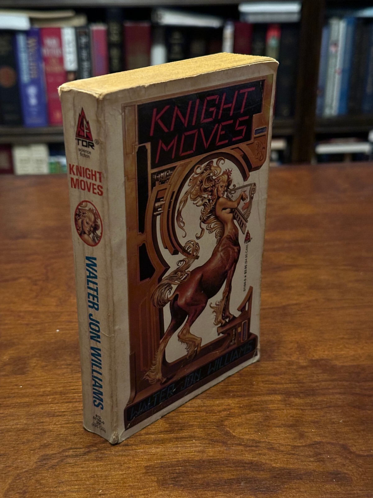 KNIGHT MOVES by Walter Jon Williams (1ST EDITION – 2ND PRINTING)