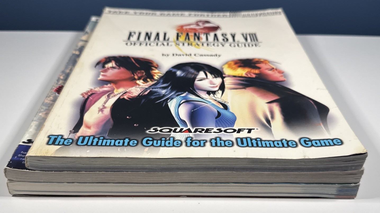 Brady Games Final Fantasy 8 9 10 Official Strategy Guides PS PaperBack Rare Lot