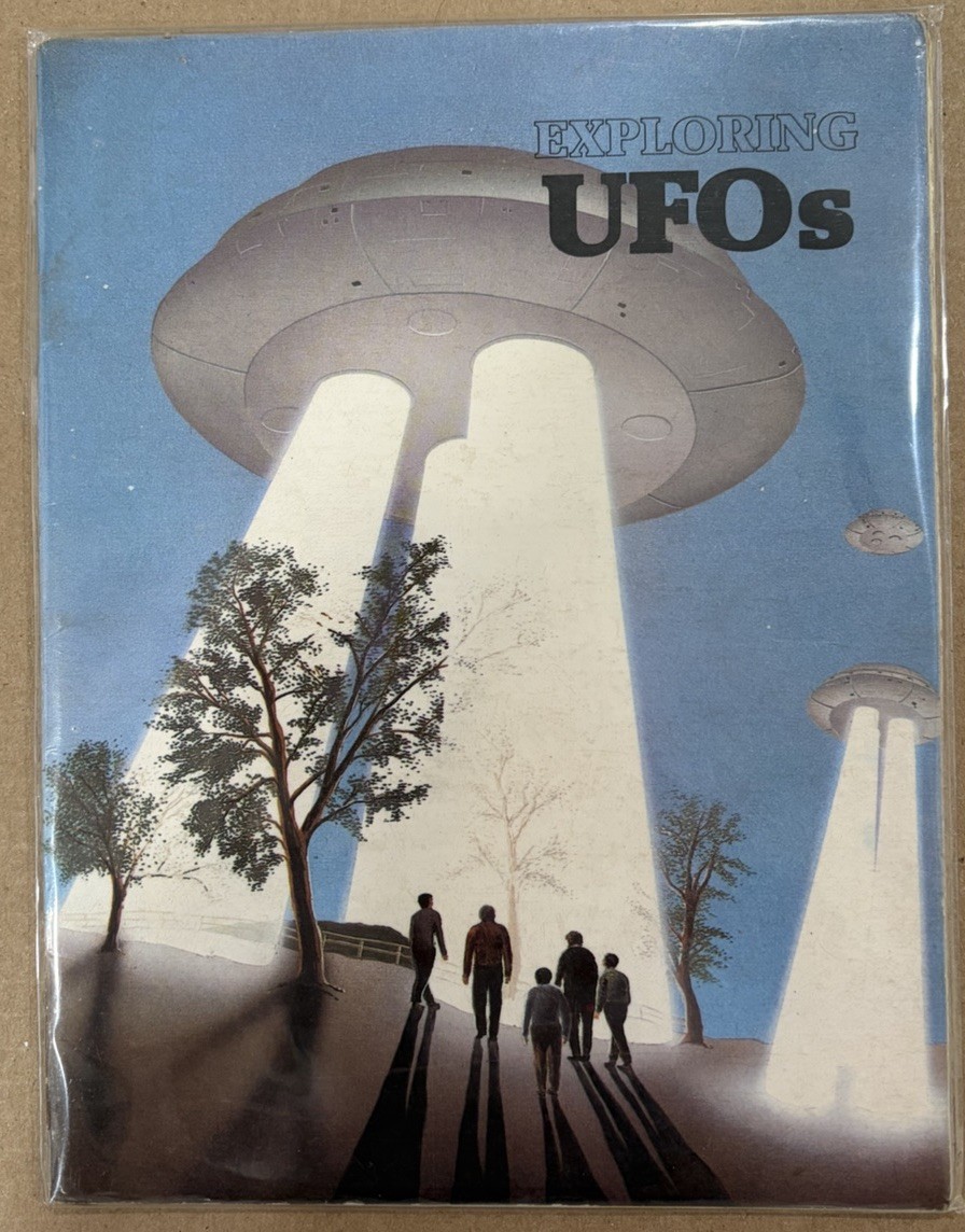 Exploring UFOs Vintage 1970s Aliens Odd Softcover Book Jonathan Rutland Look!!!