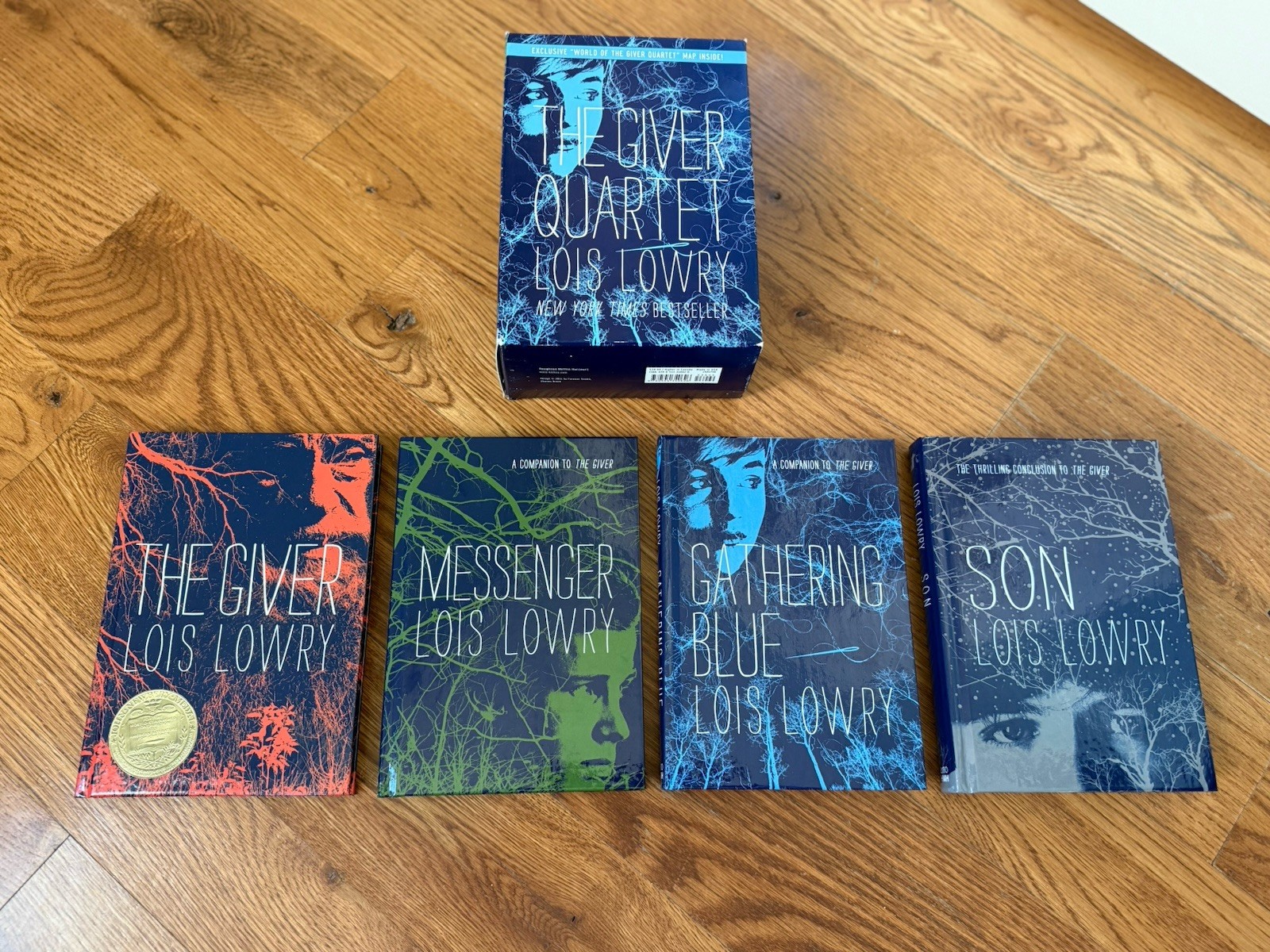 The Giver Quartet Boxed Set Lois Lowry (2014) 4 Hardcovers and Slip Case