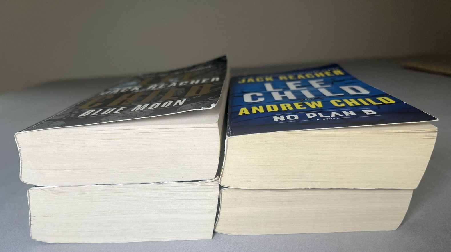 Lot Of 4 Jack Reacher Paperback Thriller Novels by Lee Child & Andrew Child