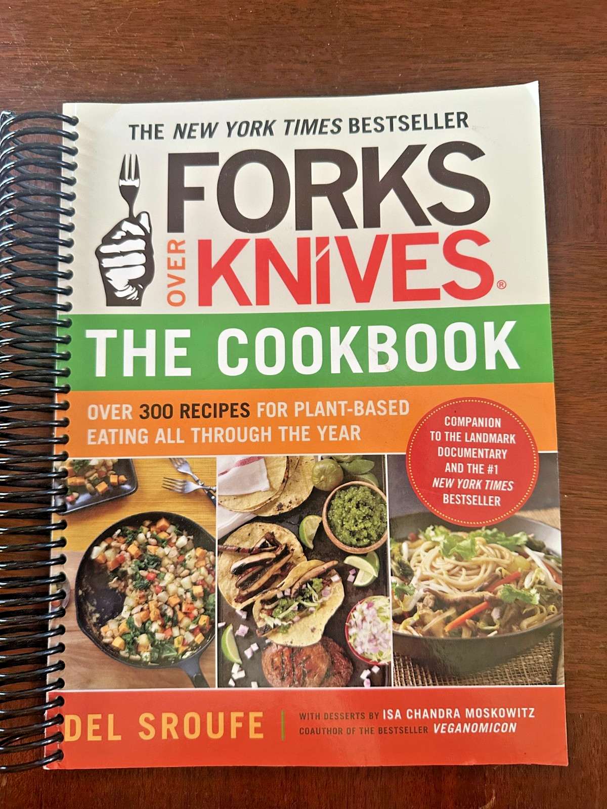 Forks Over Knives The Cookbook Del Sroufe Spiral Bound 300 Plant Based Recipes