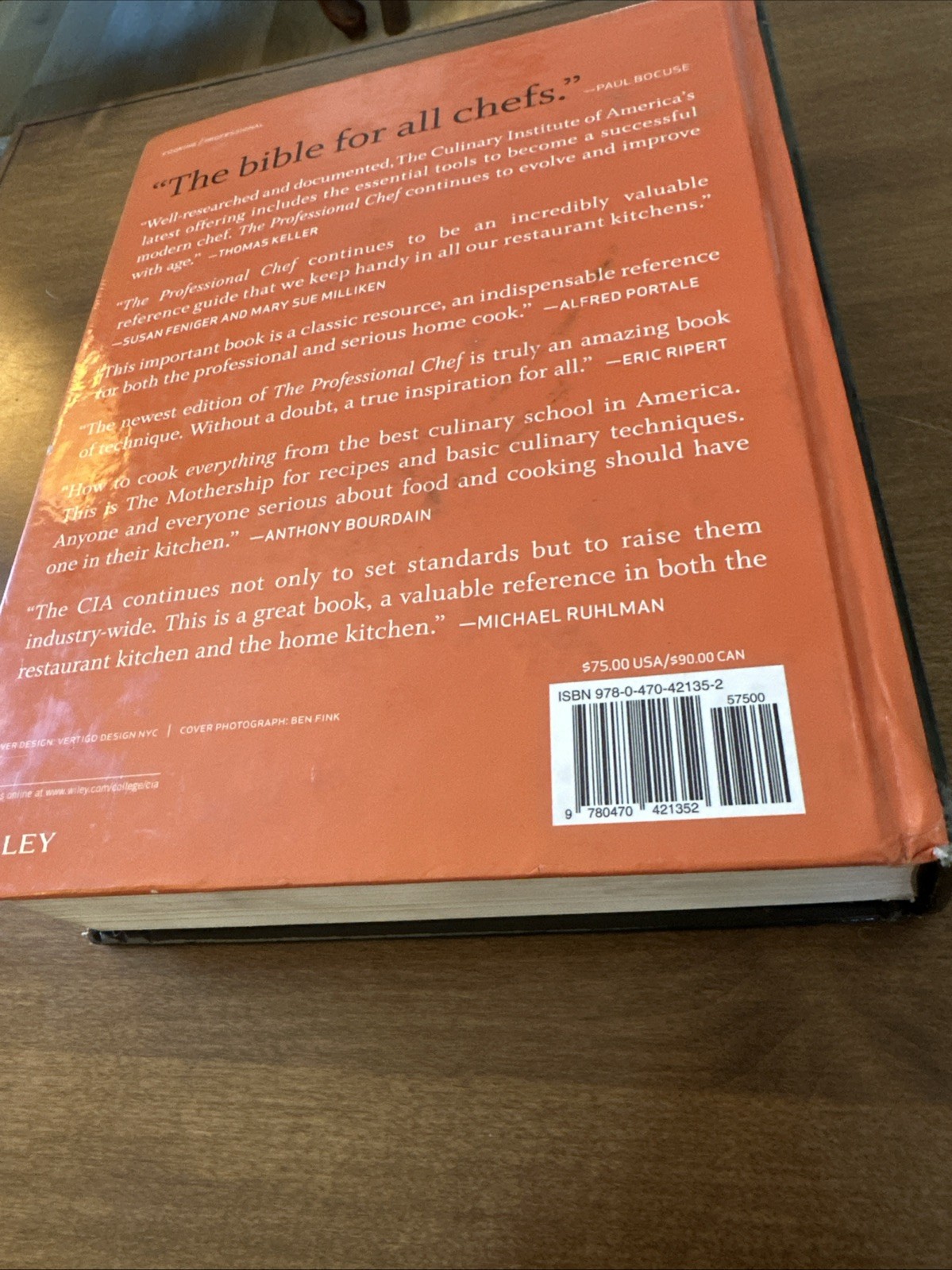 The Professional Chef 9th Edition CIA NO MARKS ON TEXT
